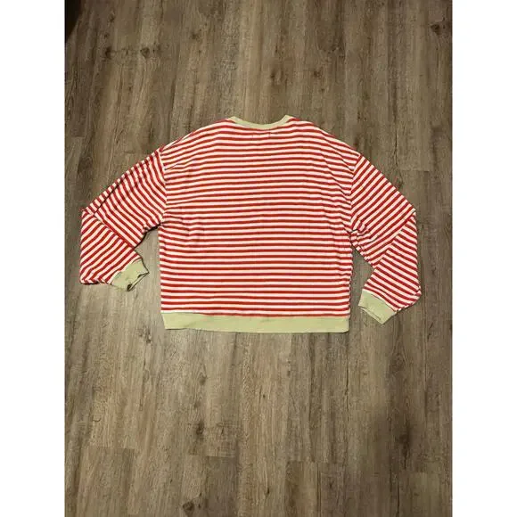 Free People Women’s Striped Pullover Size Medium - Picture 2 of 11